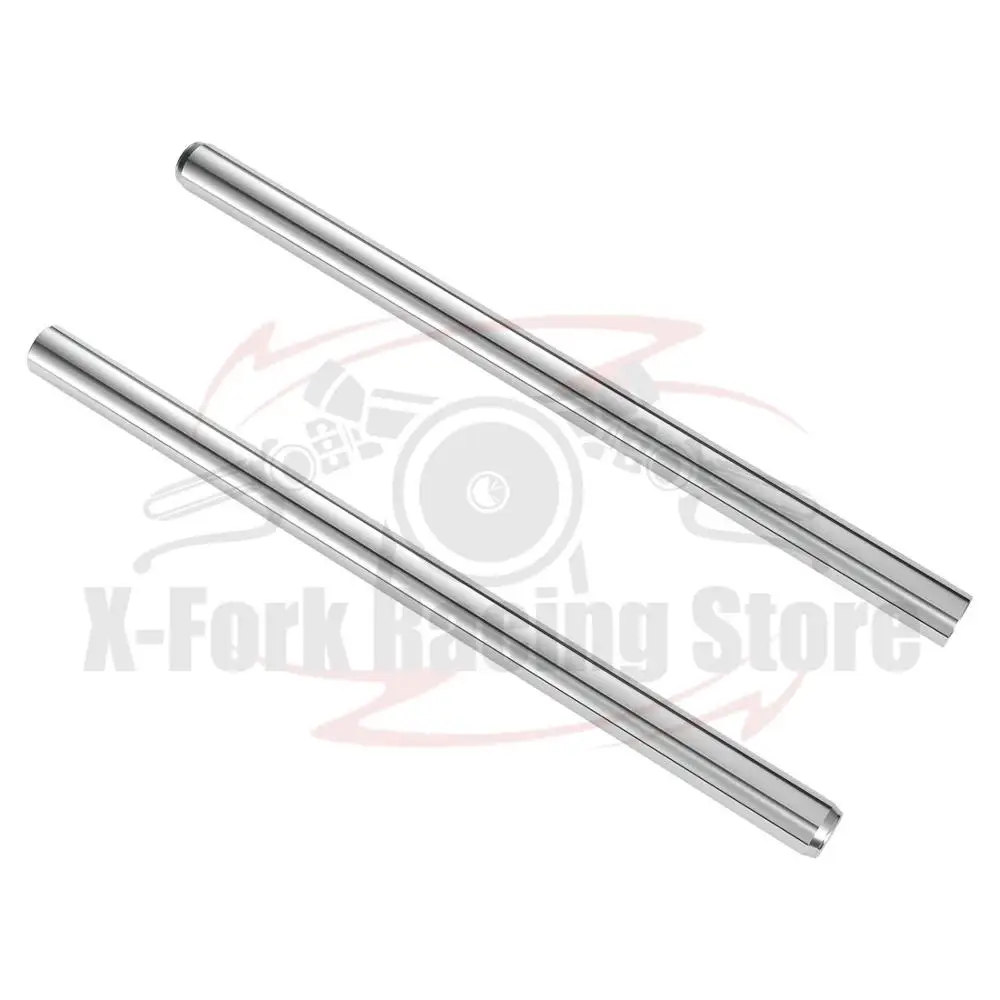Передняя внутренняя вилка трубки пара внутренних труб Серебряный Для Yamaha XV500 VIRAGO