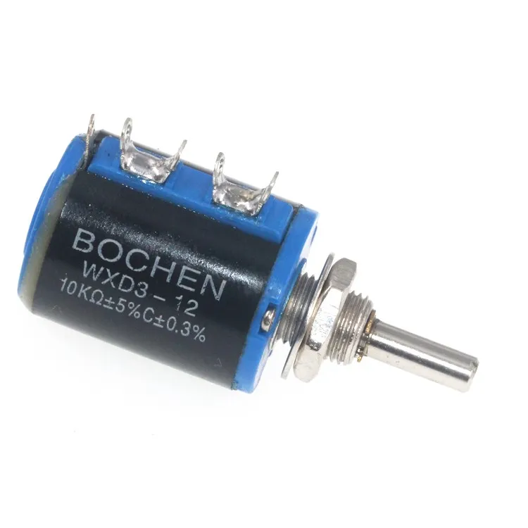 WXD3-12-1W Multi-Turn Potentiometer Wirewound Resistance , for volume adjustme 100R 220R 1k 2.2k 3.3k 4.7k 10k 33k 47K