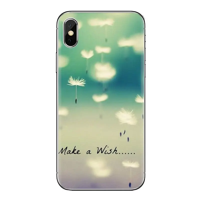 Make A Wish Dandelion dream Art TPU Bag Case For Huawei P Smart Y6 P8 P9 P10 Plus Nova P20 Lite Pro Mini 2017 SLA-L02 SLA-L22 2i |