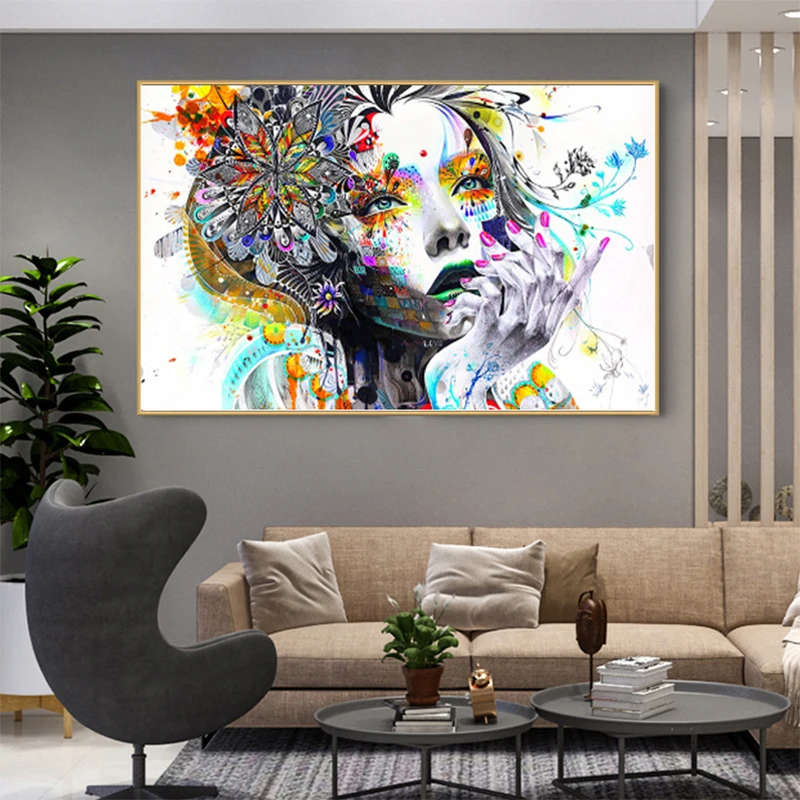 Плакат с грибовидным деревом Европейская и американская современная