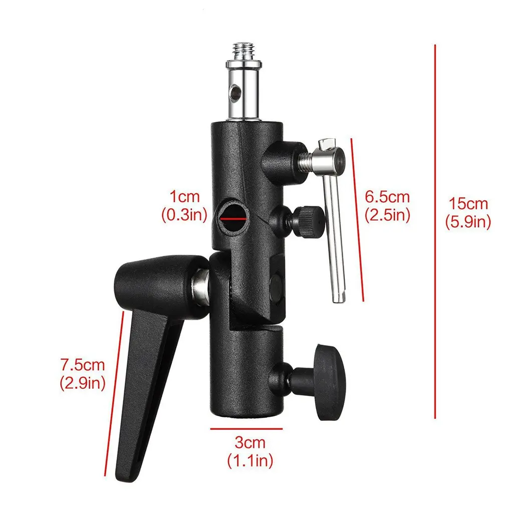 

H-shaped Lamp Holder Connection Base All-metal Flash Holder Flash Trigger Universal H-shaped Lamp Holder Tripod