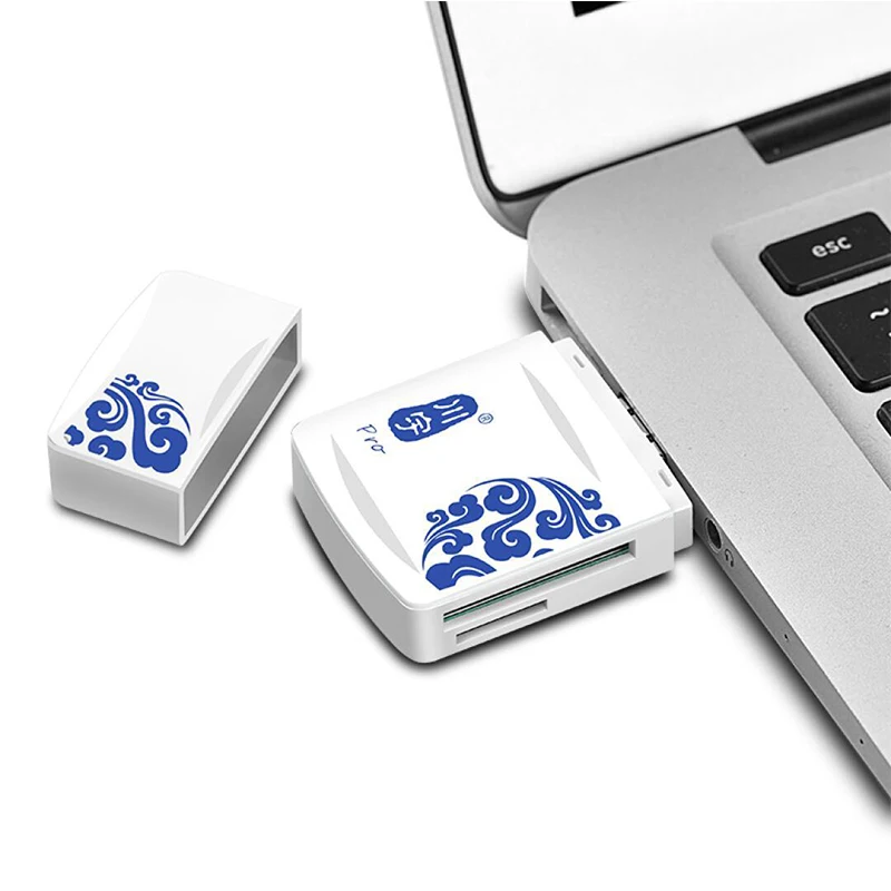 Kawau Microsd кард-ридер 2 0 USB высокоскоростной с TF SD MS слотом для карт C285 максимальная