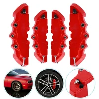 brake caliper covers front rear accessories set auto replacement parts brake rear wheel 4pcs 3d red car universal disc