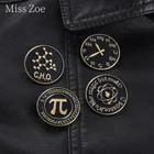 Подшипник Enaeml Pin математическая формула Pi (), Периодическая таблица символ атома для учителей и студентов, подарок, оптовая продажа