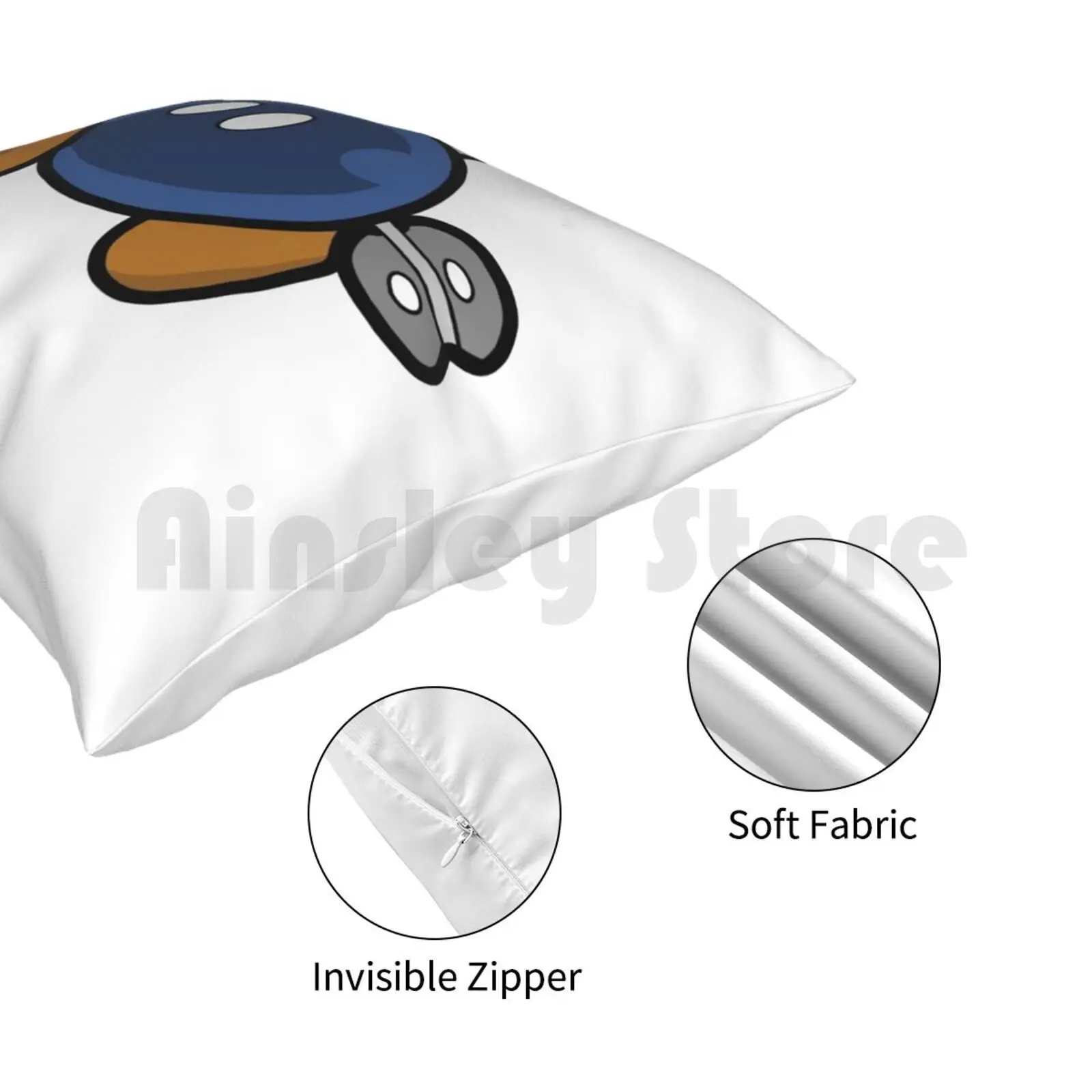 Наволочка-Подушка Бобби бобомба наволочка с принтом домашняя мягкая для игр