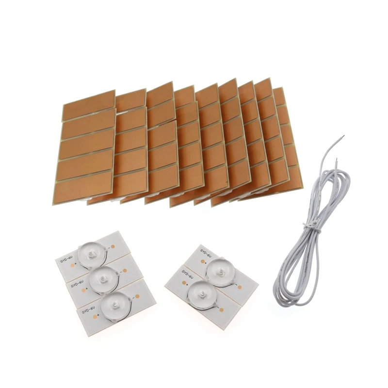 

HOT 100PCS 6V SMD Lamp Beads for 32-65 Inch LED TV Repair