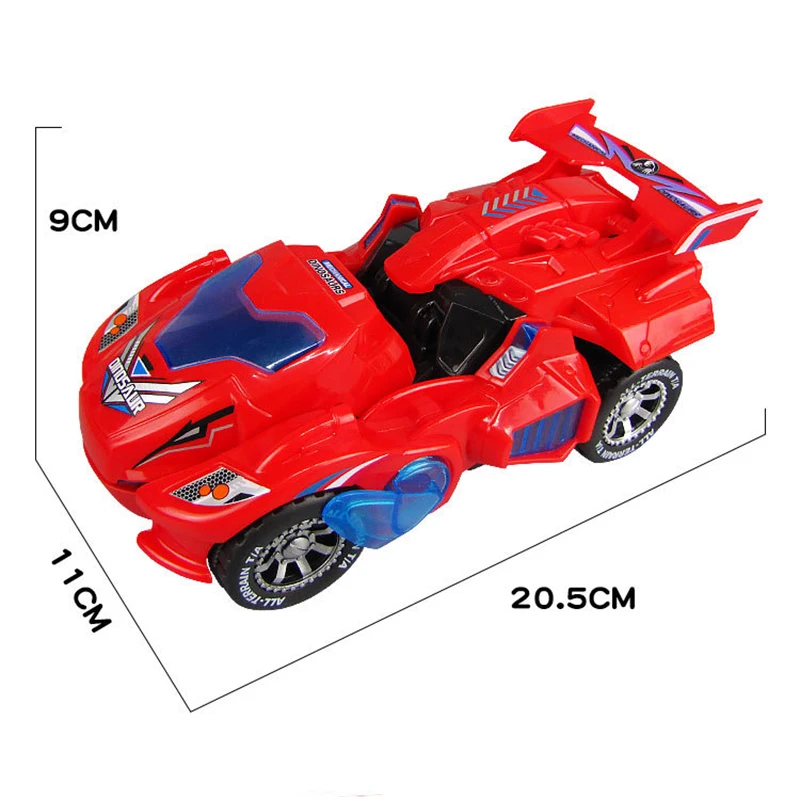 

Deformation Electric Dinosour Car Toy Universal Wheel Transformation Robot Vehicle With Lights Sounds Christmas Gift For Kids