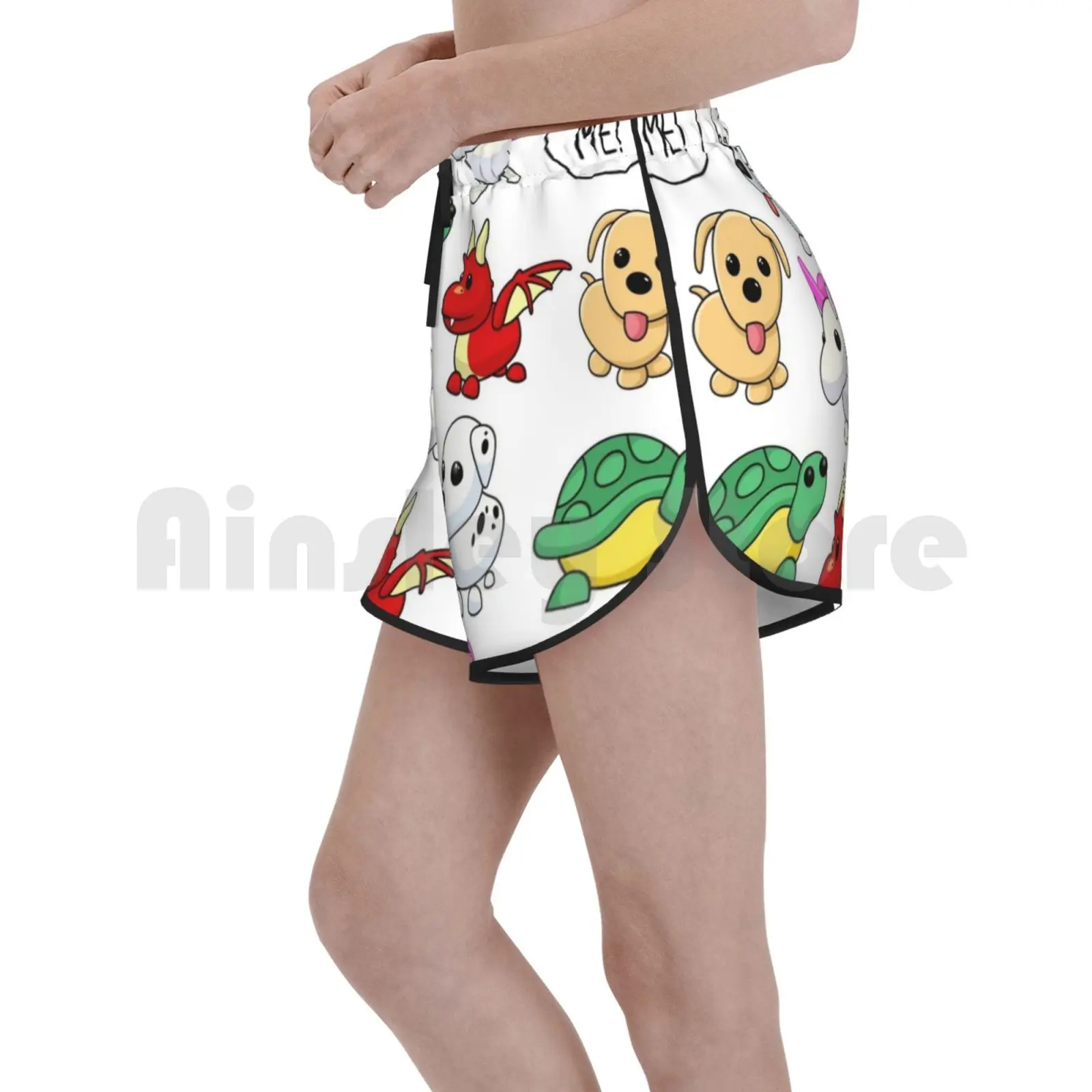 Набор с наклейками Шорты для плавания в виде единорога женские пляжные шорты