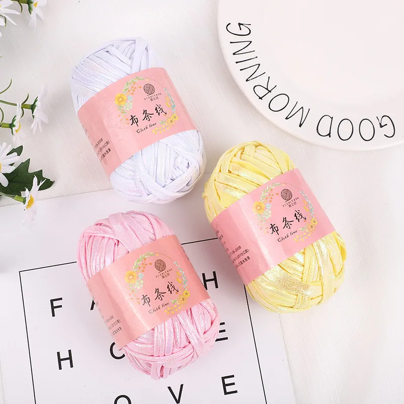 100g/Ball Cloth Line Magic Color DIY Hand Knitting Yarn Dye Crochet Wool For Bag Cushion Carpet | Дом и сад