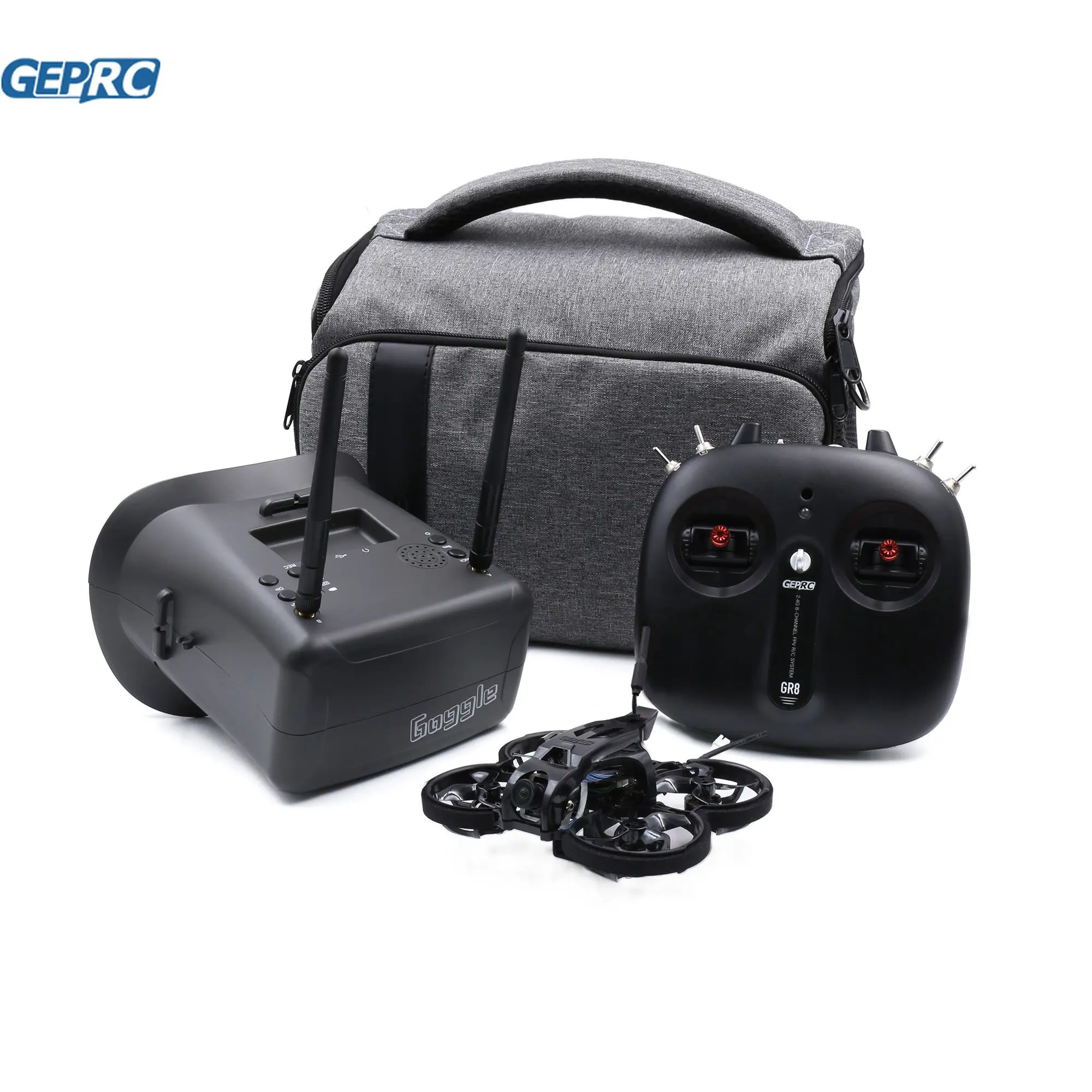 GEPRC TinyGO 4K FPV Whoop RTF Дрон с Caddx Loris 60fps GR1102 10000Kv GR8 удаленный контроллер 4 3 дюймов