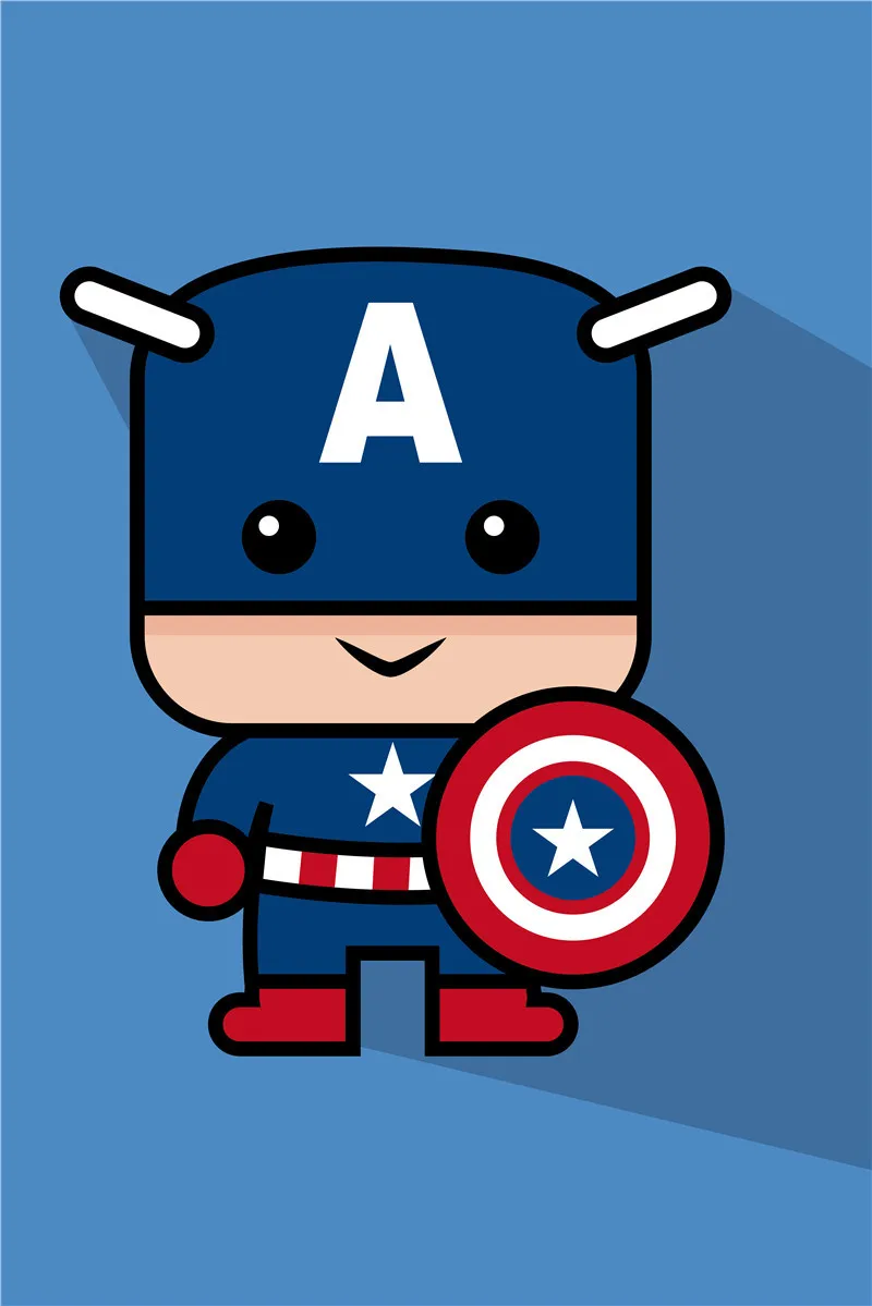 

Marvel Decorative Painting Simple Avengers Spider-Man Iron Man Room Combination Decorative Painting Core Customizable size