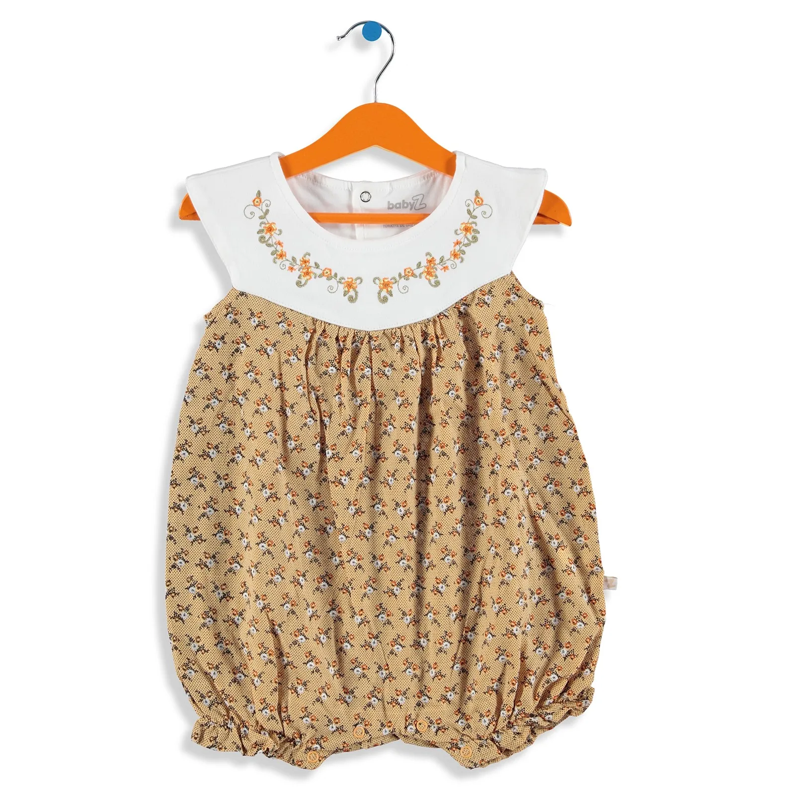 Ebebek BabyZ короткий комбинезон с воротником и оборками для маленьких девочек| |