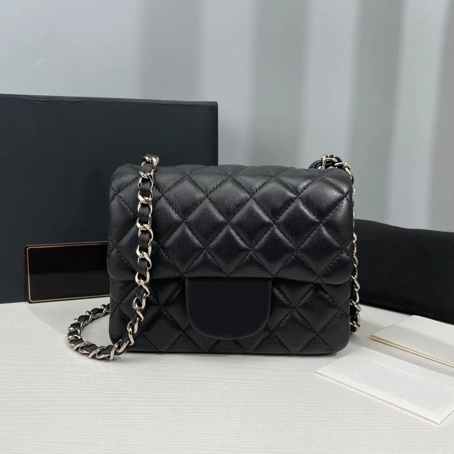 

Luxury Design Female bag Bag woman 2021 women's brand Shoulder bag Handbag Lambskin chain bag Lingge CF version hot style