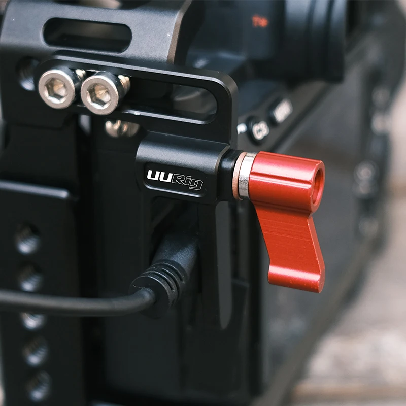 UURig R068 камера HDMI кабель зажим для Sony A72/A73 клетка 12 мм регулируемый интерфейс клип