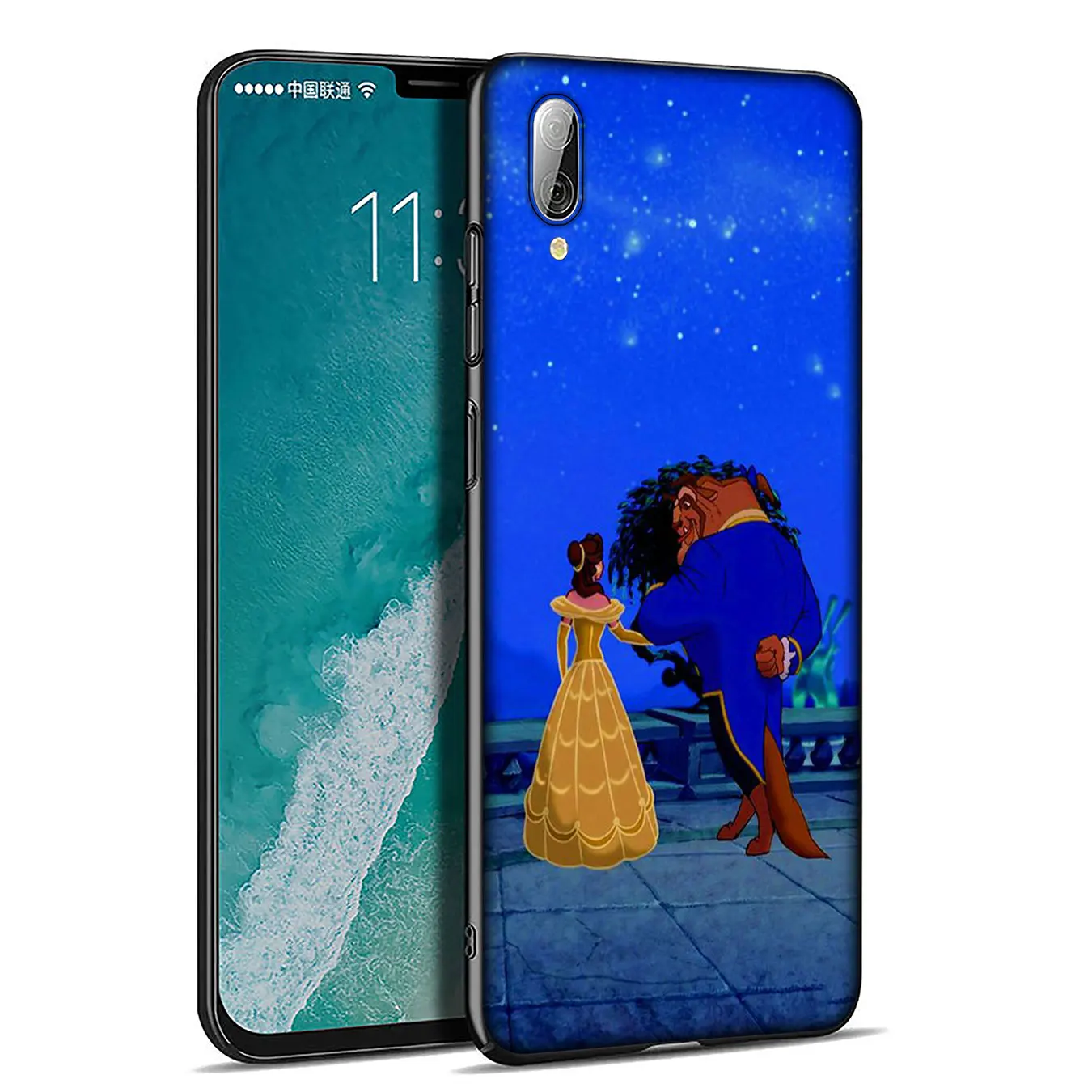 Мягкий силиконовый чехол с рисунком красавицы и зверя для телефона Xiaomi Redmi Note 8 8T 8A