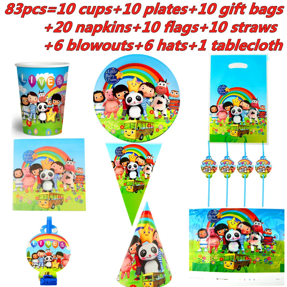 Набор столовых приборов для вечевечерние 83 шт. бумажный стаканчик тарелка