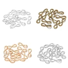 30 шт.лот 7,7*23 мм Подвески-символы бесконечности коннекторы золотые серебряные Бронзовые Подвески для самостоятельного изготовления ювелирных изделий Аксессуары