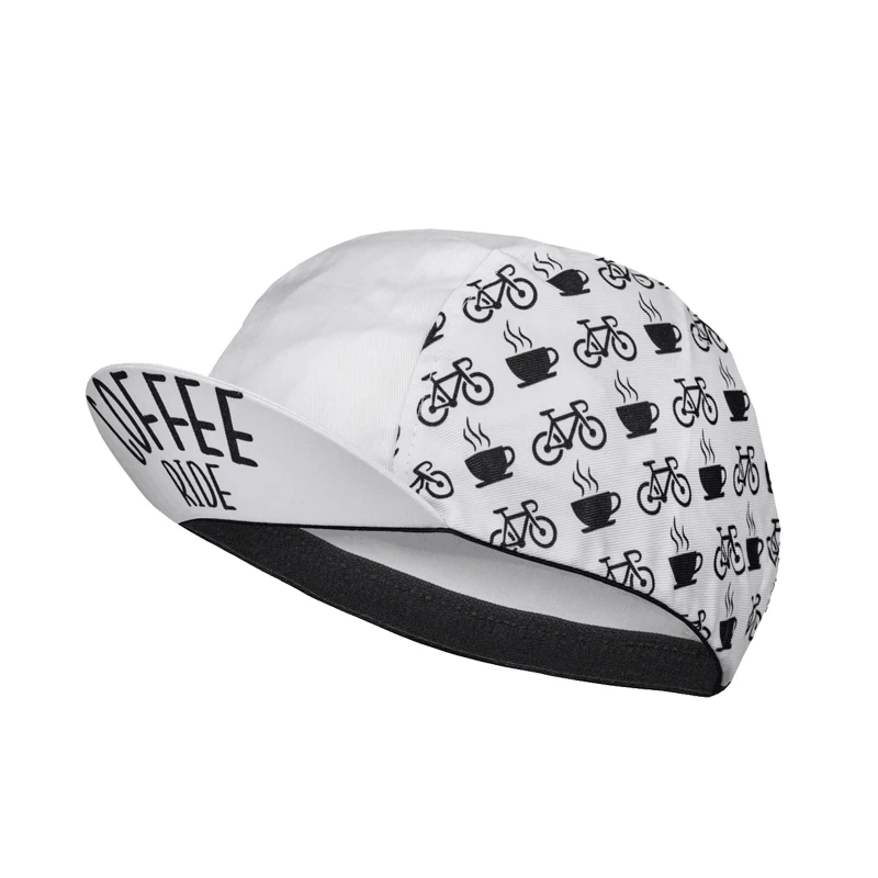 Новые Классические черно-белые кофейные велосипедные шапки OSCROLLING Gorra Ciclismo
