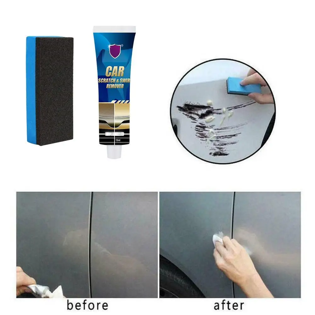 

New Car Scratch Remover Repair Paint Care Tool Auto Polishing Swirl Product Wax Repair Accessories Auto Remover Scratches C G0M6