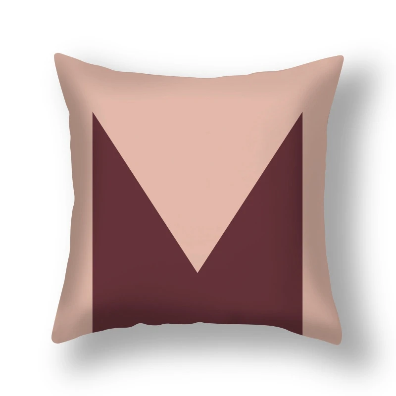 

2021 4 Pack 45X45cm Nordic Abstract Printing English Letters HOME Pillow Case Printed Pillow Case Bedroom Office