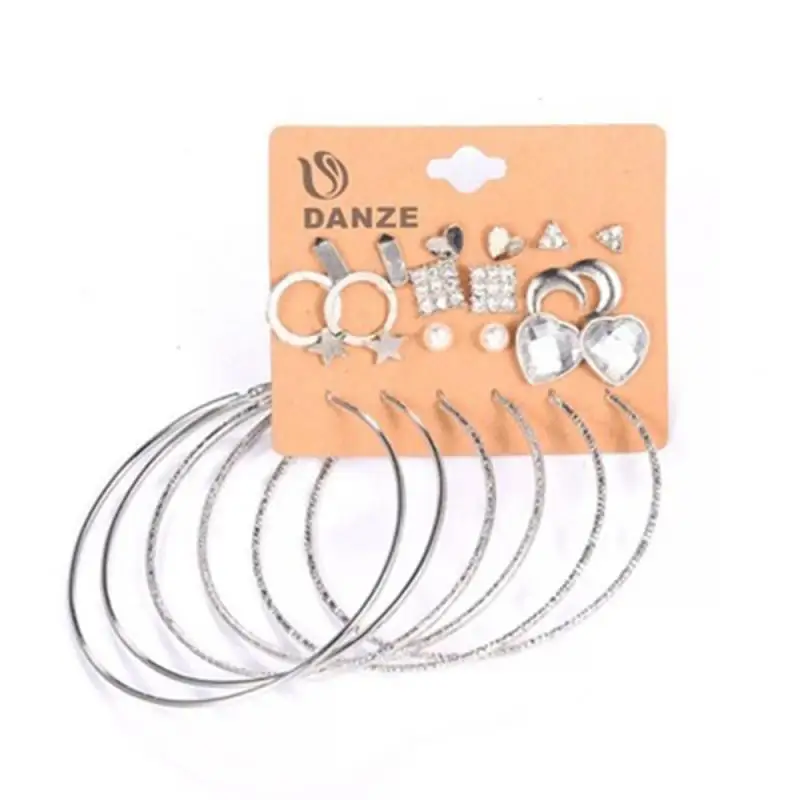 Изысканные серьги модные из цинкового сплава в стиле рок преувеличенный