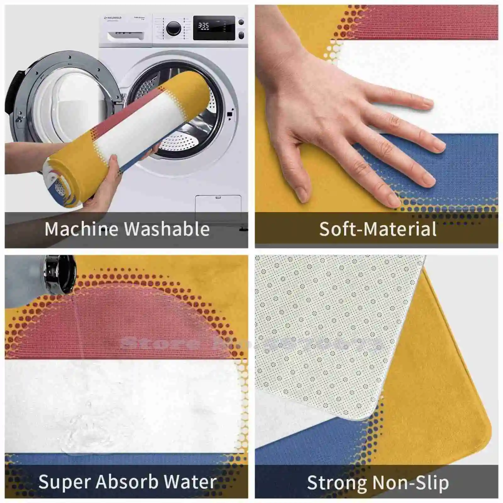 Флаг Королевства Нидерландов Мягкий подушечка для ног Коврик товары для комнаты Голландская живопись Искусство на.