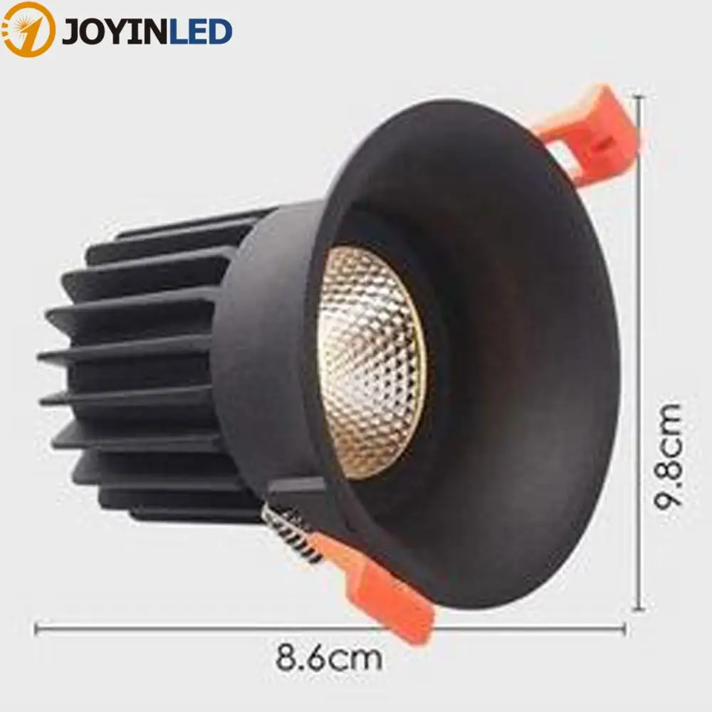 

Trumpet background spotlights CREE COB 7W10W12W cellular network anti-glare led living room bedroom home improvement