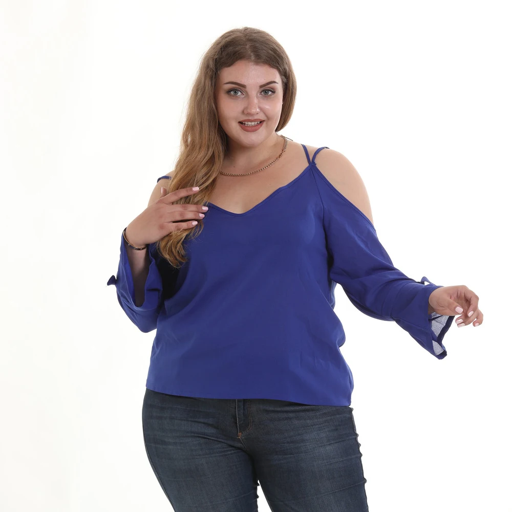 Топы размера плюс 6XL 5XL Винтажные Футболки с длинным рукавом шифоновые футболки