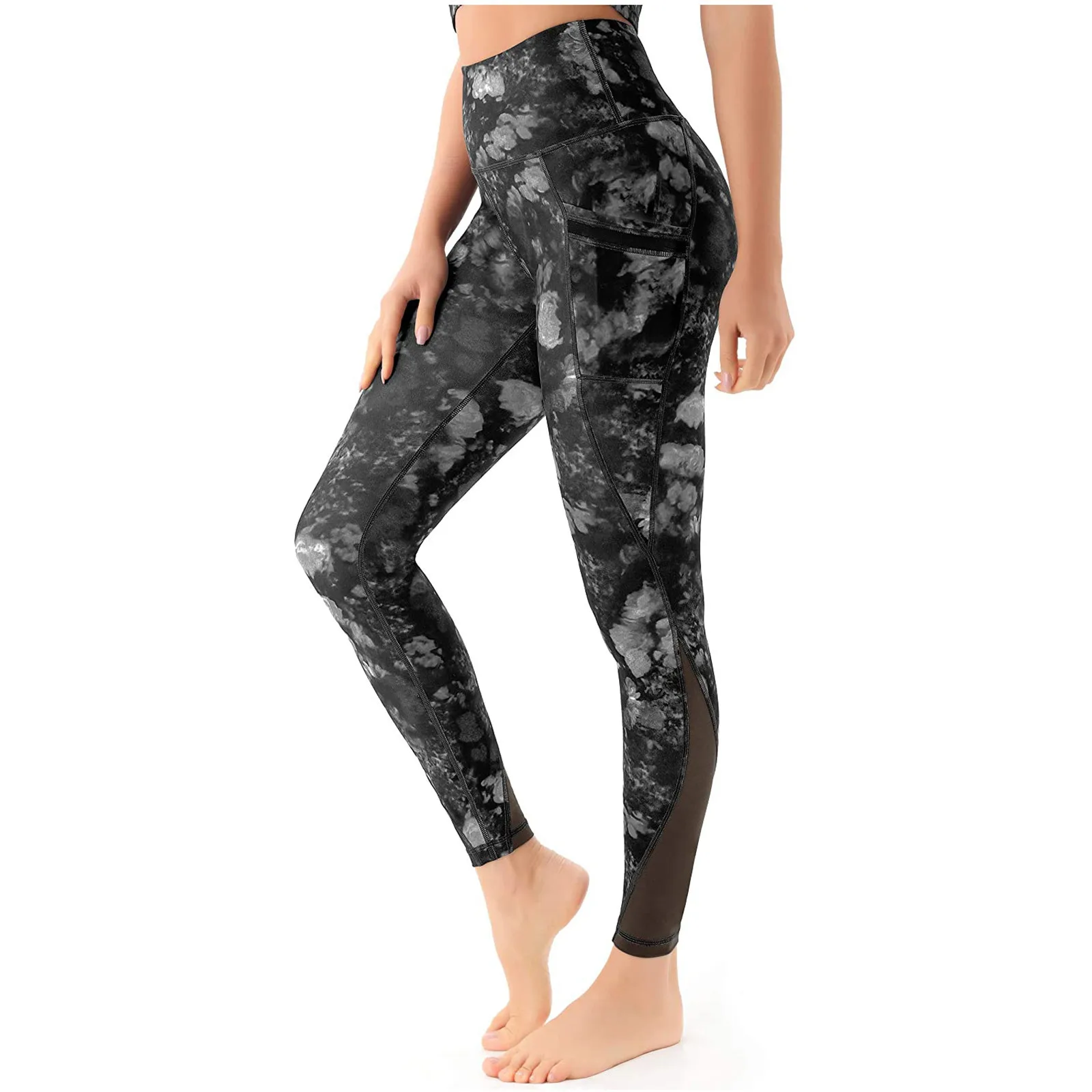 

Yoga Pants High Waist Elastic Yoga Body Sweatpants Training Fitness Leggings Pocket Trim Women's Yoga Pants Latest Hot Sale