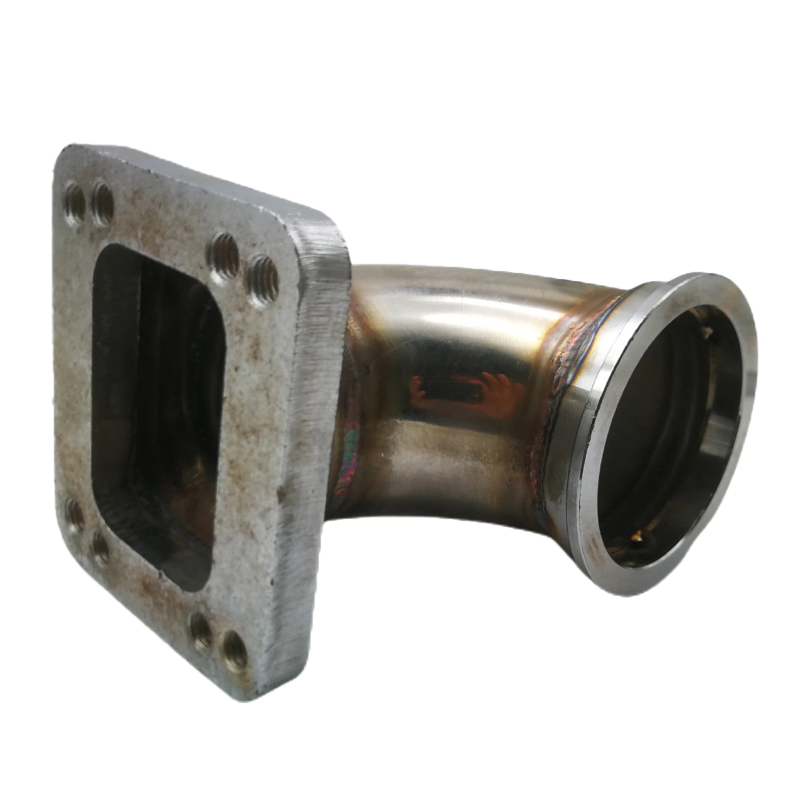 Комплект из нержавеющей стали 304 V-Band 90-градусный локоть адаптера фланец для