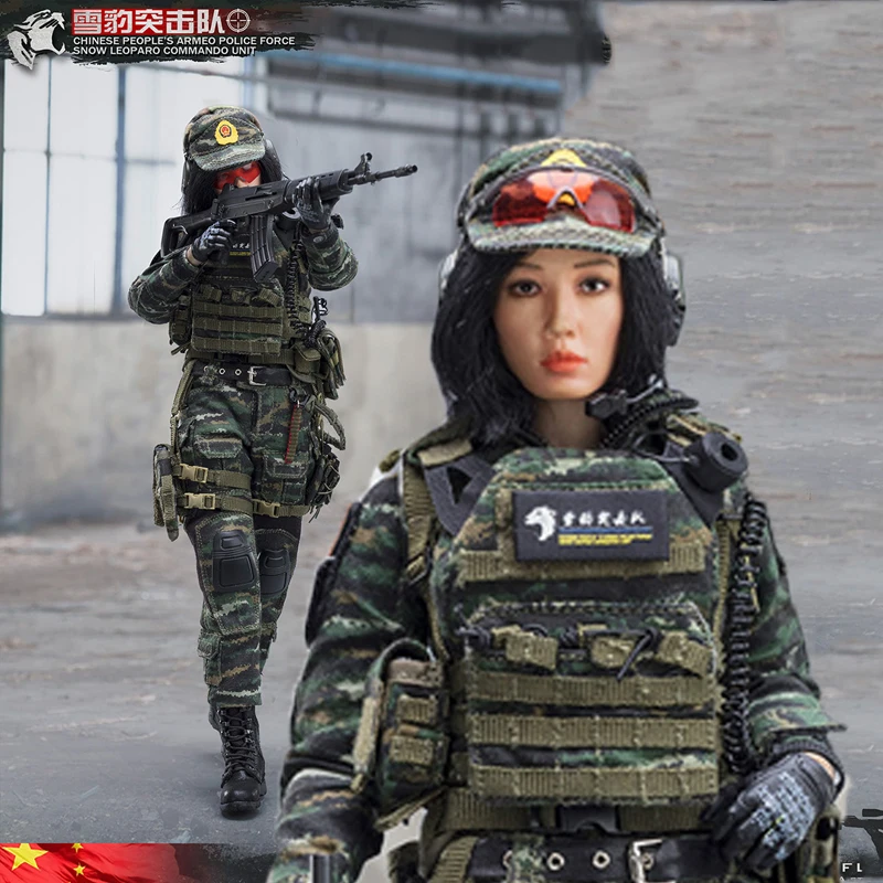 FLAGSET 1/6 FS 73021 женский солдат фигурка в китайском стиле форме снежного барса