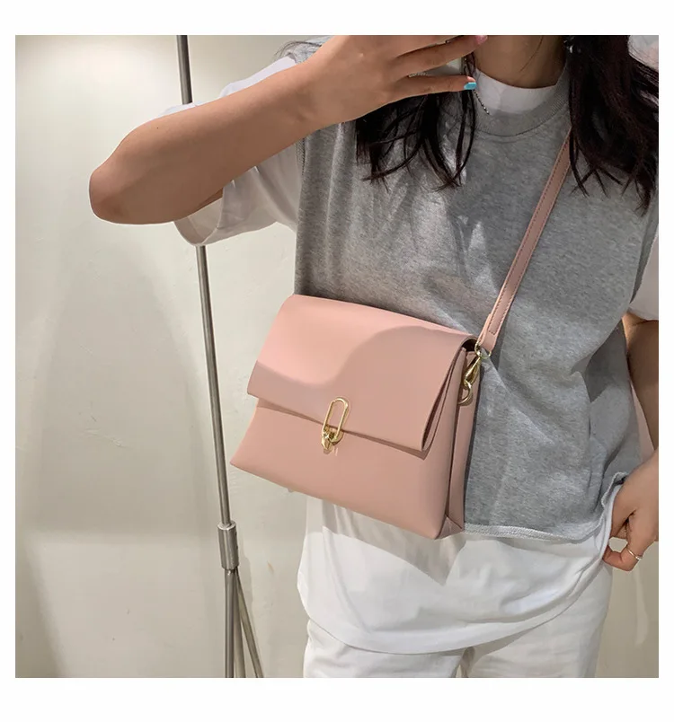

Women's single shoulder messenger small square bag fashion trendy all-match handbag Literary and art simple shoulder bags