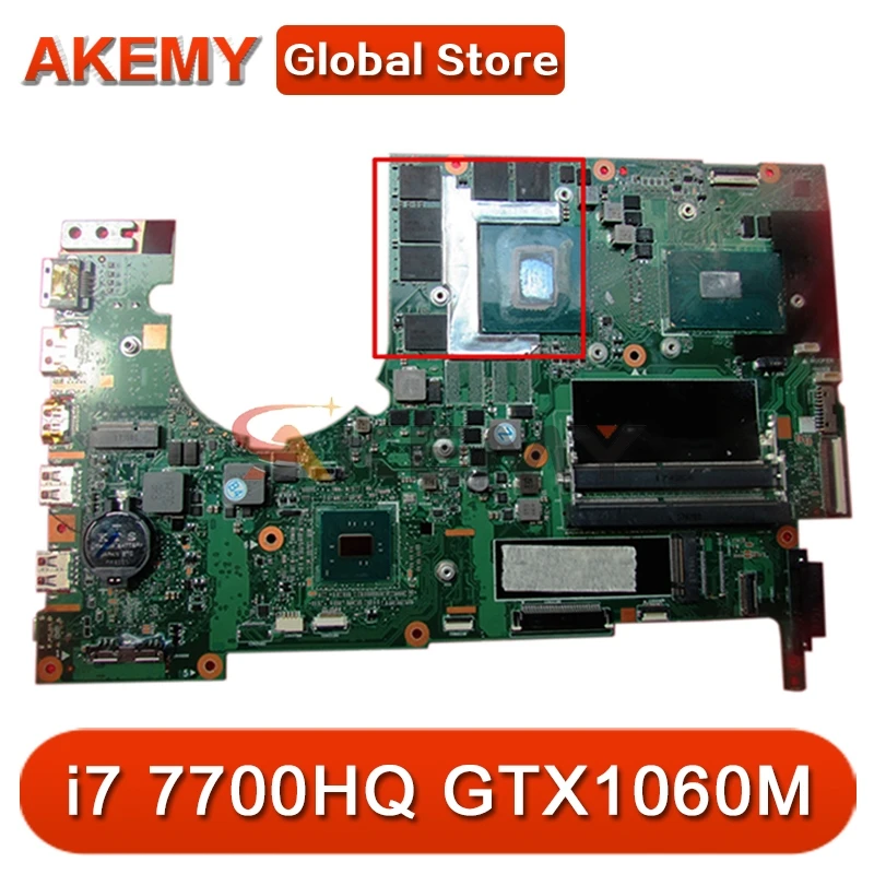 

MU5DC/CH7DC for ACER Predator 17 G9-793 G9-593 NBQ1T11001 Laptop Motherboard CPU i7 7700HQ GPU GTX1060M Test OK Mainboard