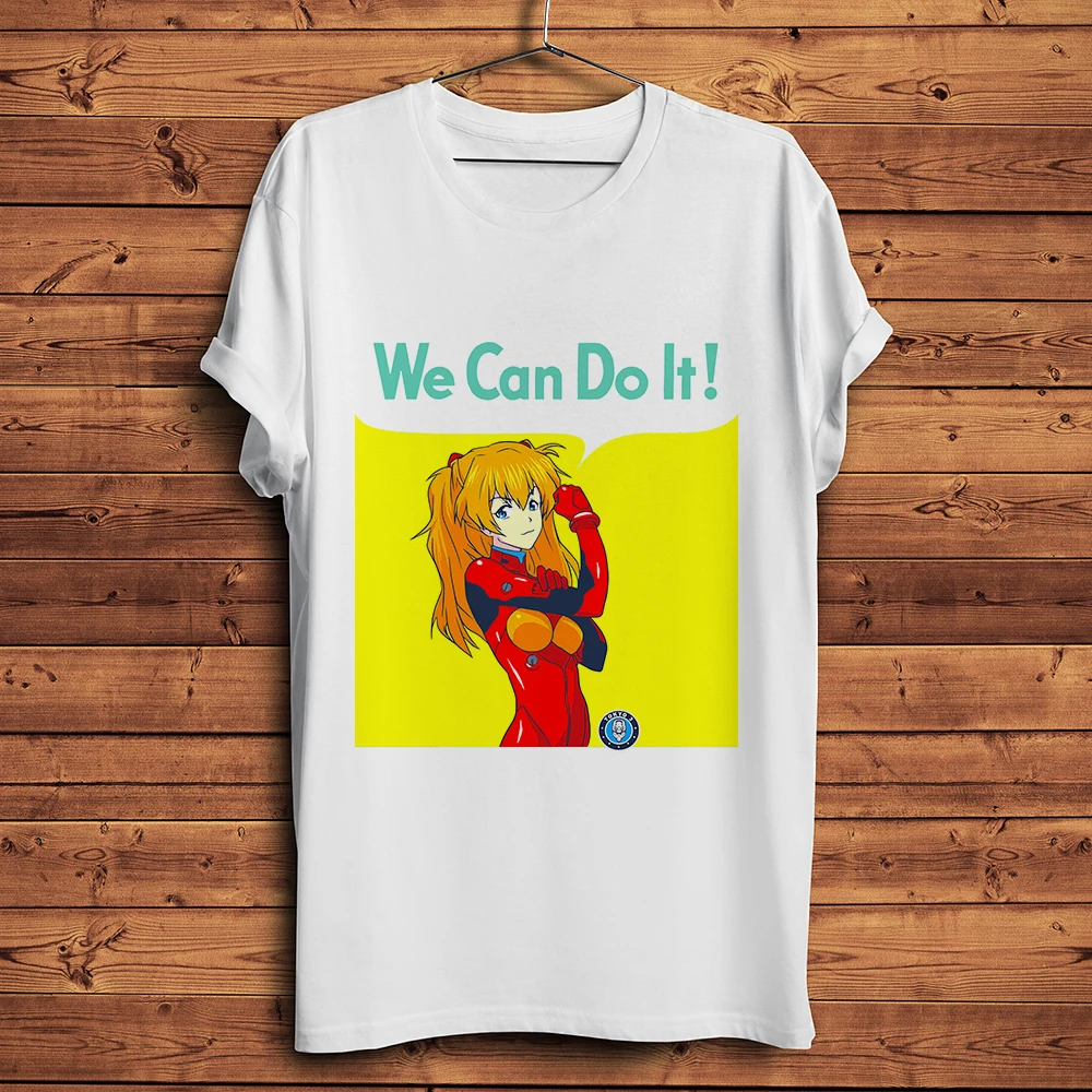 Эва Аянами рей и АСУКА Лэнгли сорью забавная футболка Мужская короткая классная