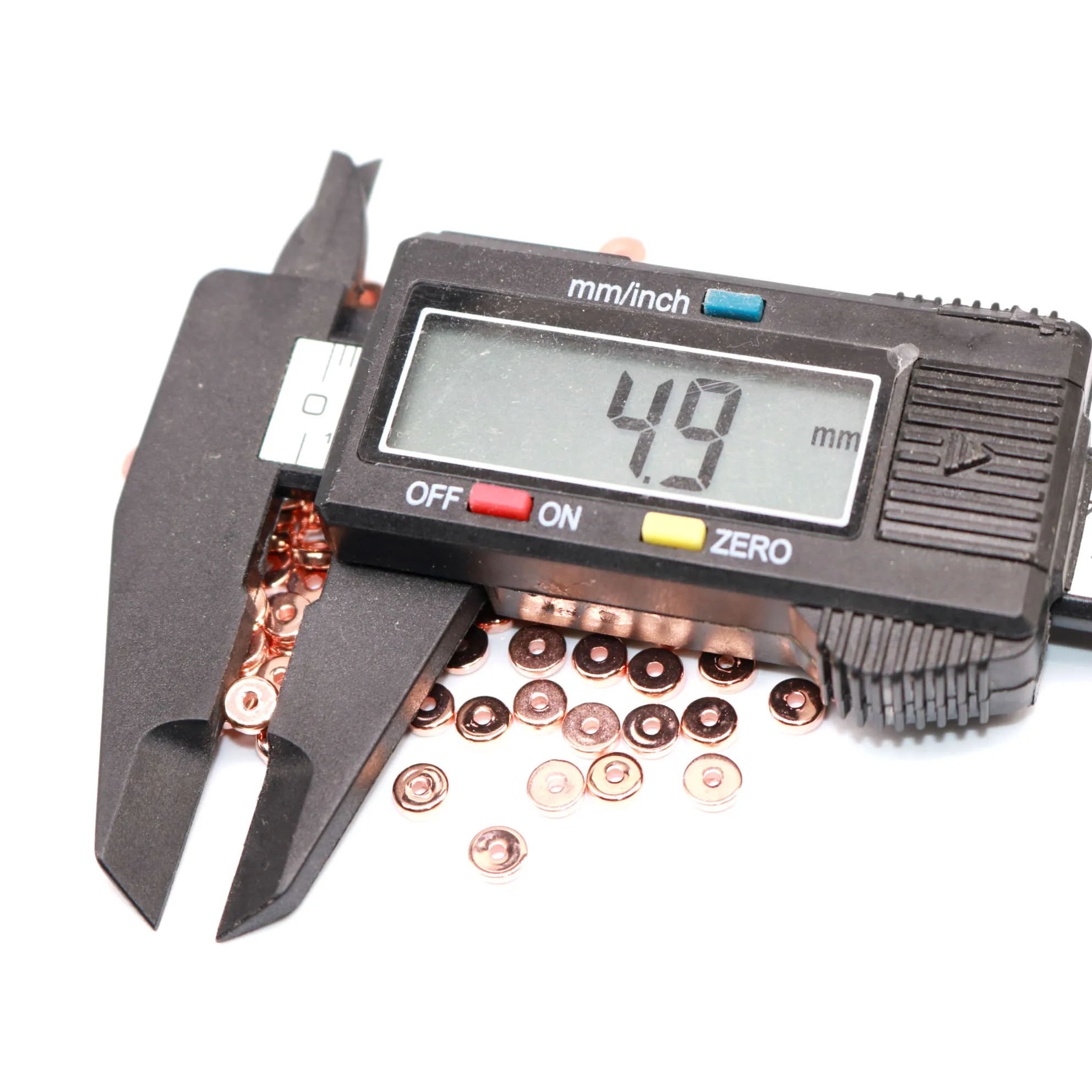 5 мм оптовая продажа 500 шт. маленькие круглые бусины CCB с посеребренным покрытием