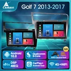 Автомагнитола для Volkswagen VW Golf 7 2013-2017, мультимедийный проигрыватель на Android 10, автомобильный QLED, Qualcomm, GPS, Carplay, стерео, видеоплеер, No 2din