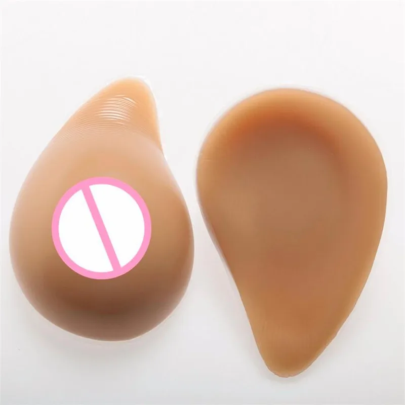 New Silicone Breast Forms 1000g Realistic Fake Boobs Crossdresser Shemale Transgender Drag Queen Mastectomy Bras for Women