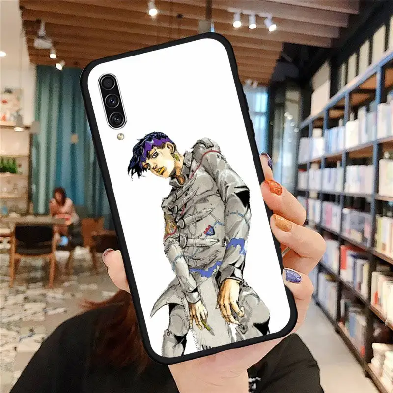 

anime cortoon JOJOS BIZARRE Phone Case For Samsung A20 A30 30s A40 A7 2018 J2 J7 prime J4 Plus S5 Note 9 10 Plus