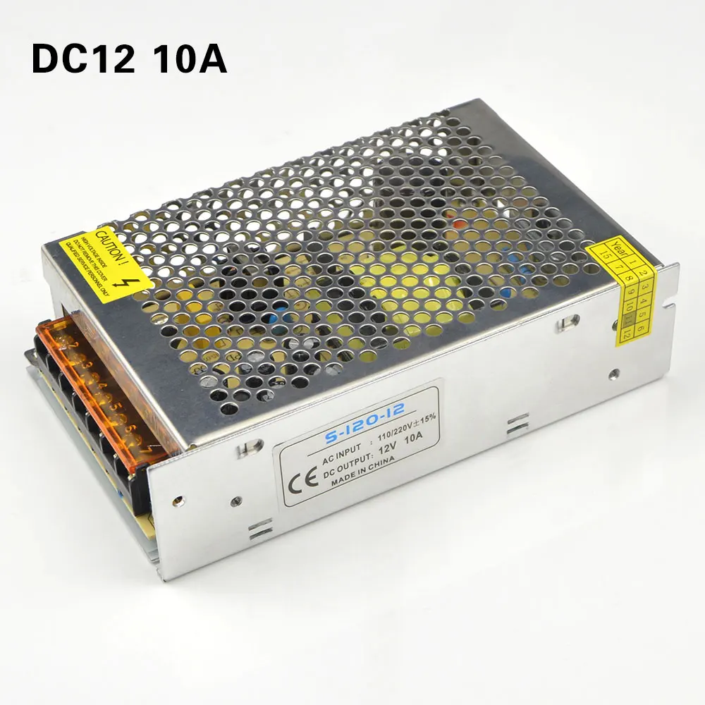 DC 12V Мощность адаптер драйвер светодиодной ленты 1A 2A 3A 5A 10A 15A 20A 30A 40A переключатель Питание AC110V-220V 12 вольт трансформатор Мощность
