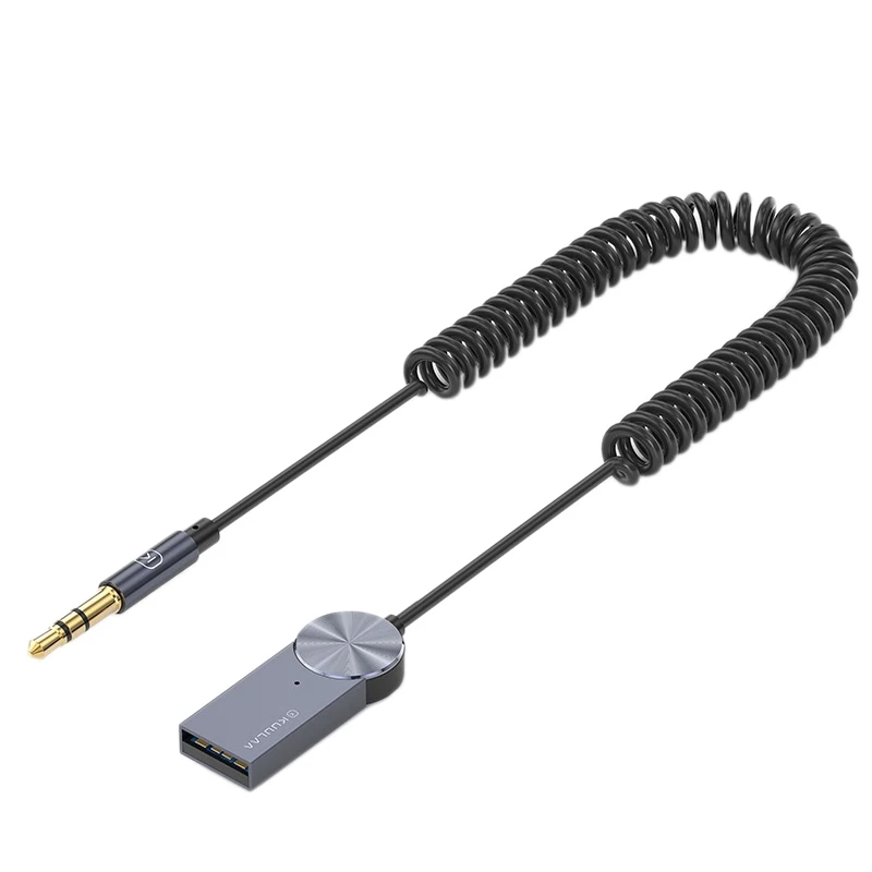 Kuulaa Bluetooth-приемник USB Aux для автомобиля многофункциональный 5 0 штекер и