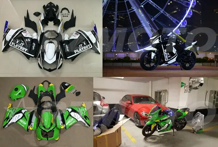 ABS мотоцикл обтекатель комплект для S1000RR- кузов из углеродного волокна узор водной передачи печати ACEKITS Магазин № 0122