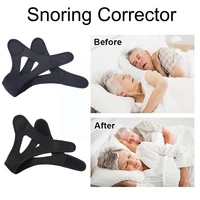 1pc anti snore belt stop snoring chin strap woman man aid bandage protection stopper snore tool snoring night jaw sleeping n1j1
