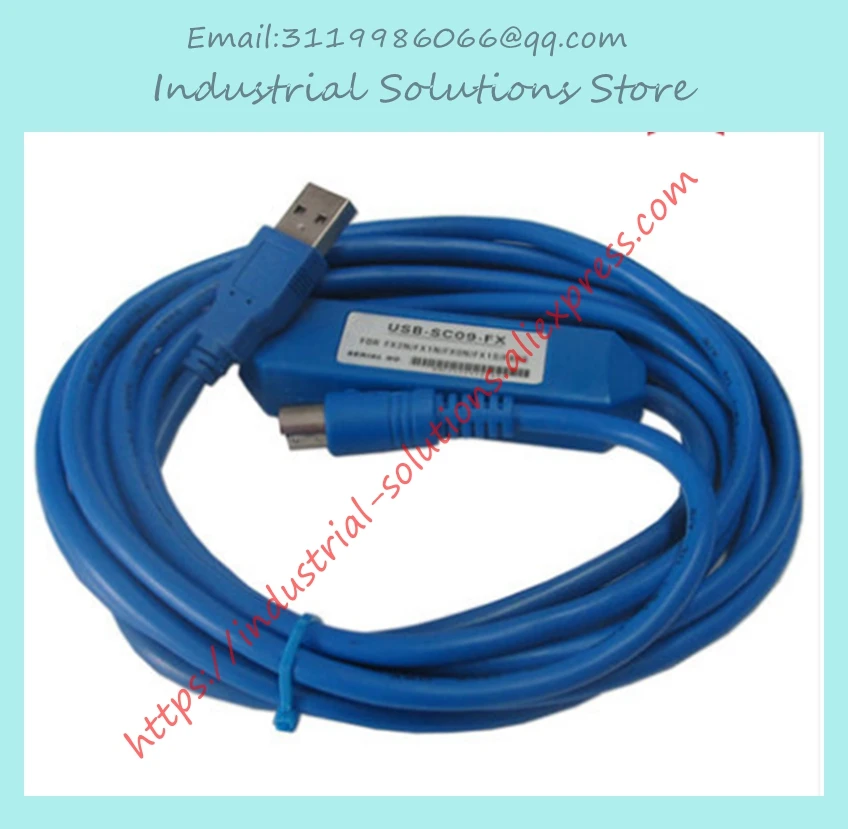 Коричневый USB-SC09-FX ПЛК кабель для программирования USB-SC09 для серии FX ПЛК - Цвет: Коричневый