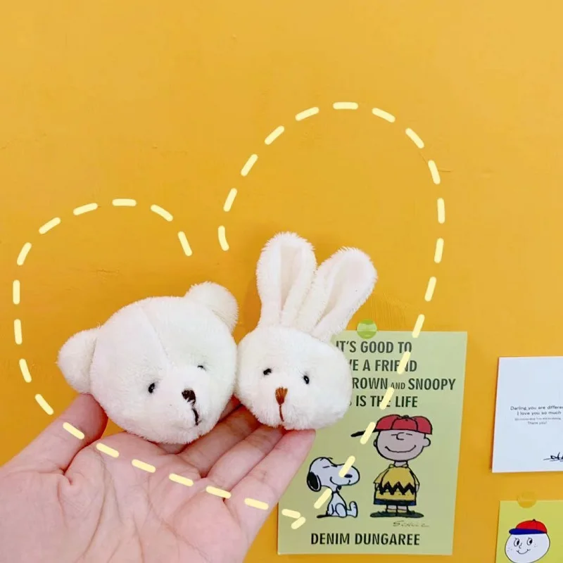 Популярная мультяшная Милая брошь в виде медведя кролика животного булавка