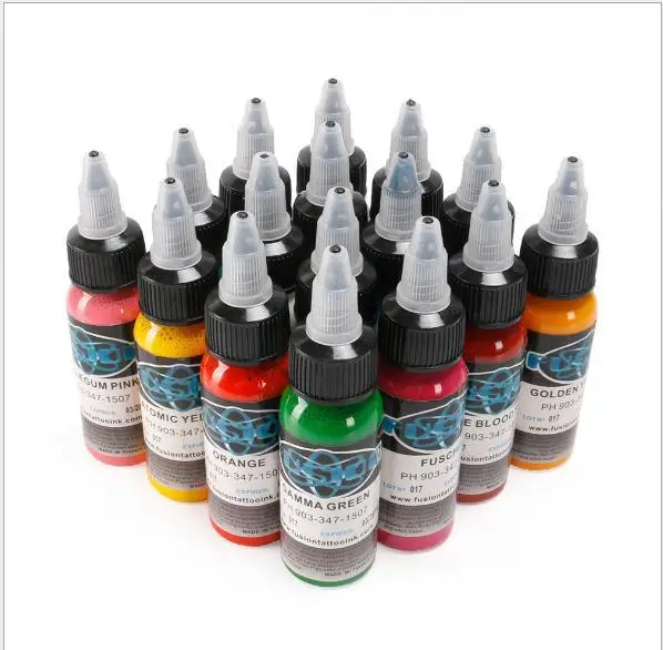 Высококачественные Аутентичные тату оборудование интегрирует цвет татуировки 16