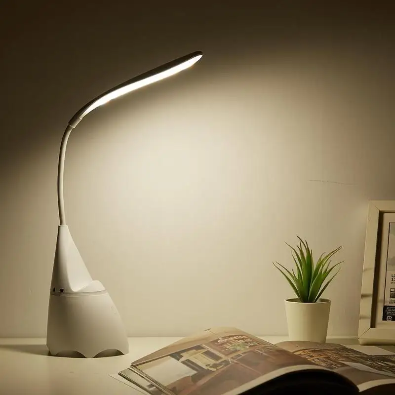 Складная прикроватная Настольная лампа с регулируемой яркостью 14