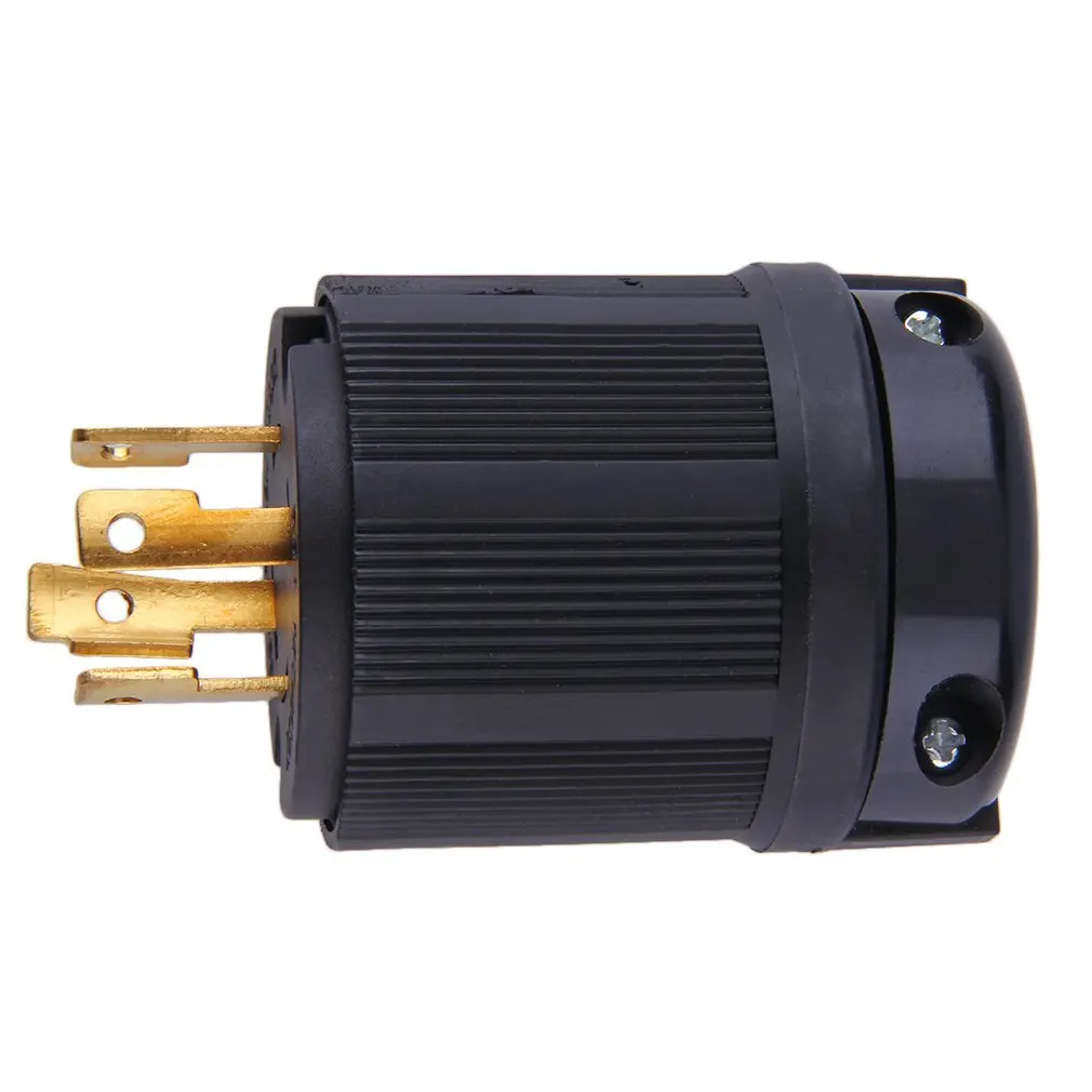 

Heavy Duty Industrial Grade UL Listed Generator Hot Power Locking NEMA L14-30P Twist-Lock Plug 30A 125-250V 3P 4W US Outdoor
