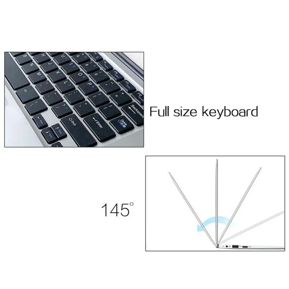 

14 Inch Ultra-Thin Laptop RAM 6GB + ROM 64GB 1920*1080 IPS Intel Celeron Quad Core Windows 10 Notebook With Original Mouse