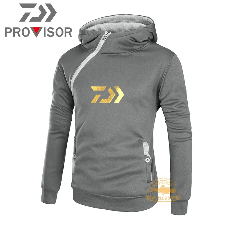 Одежда DAIWA для рыбалки Мужская Утепленная теплая куртка с капюшоном спортивная