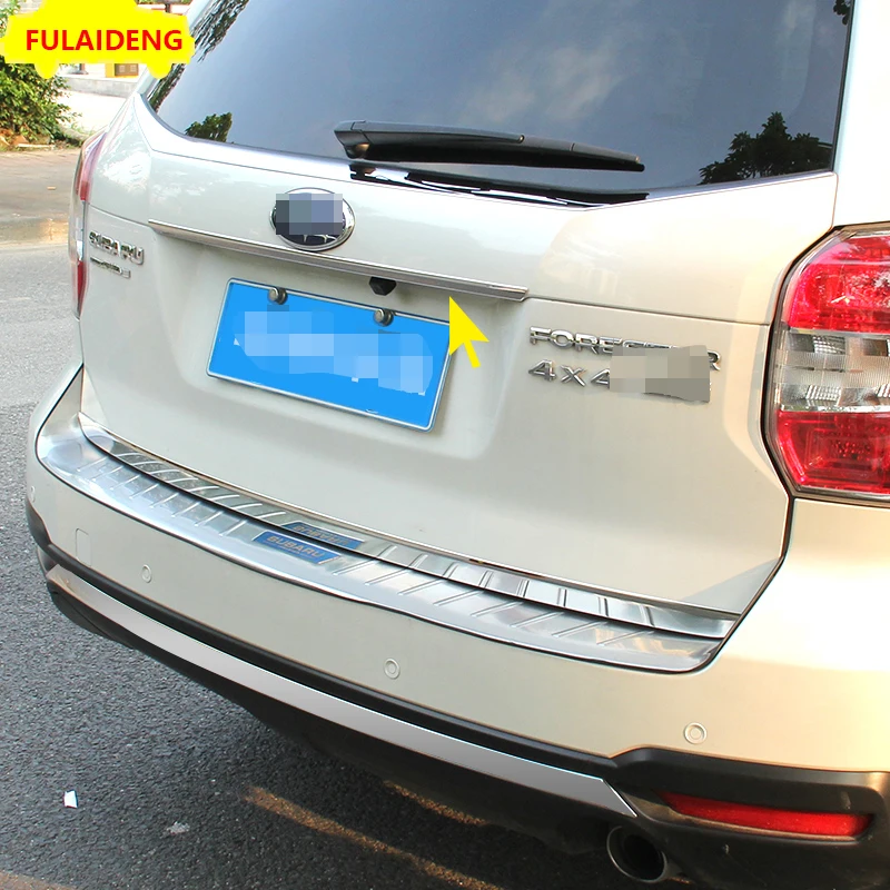 1 шт. крышка багажника из нержавеющей стали для Subaru Forester 2013-2018 | Автомобили и